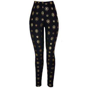 🦁 Warcraft Alliance Gold Foil Leggings Blizzard
